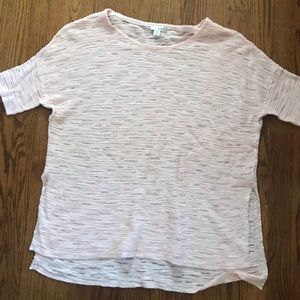 Pure J Jill pink knit top cover up size SP